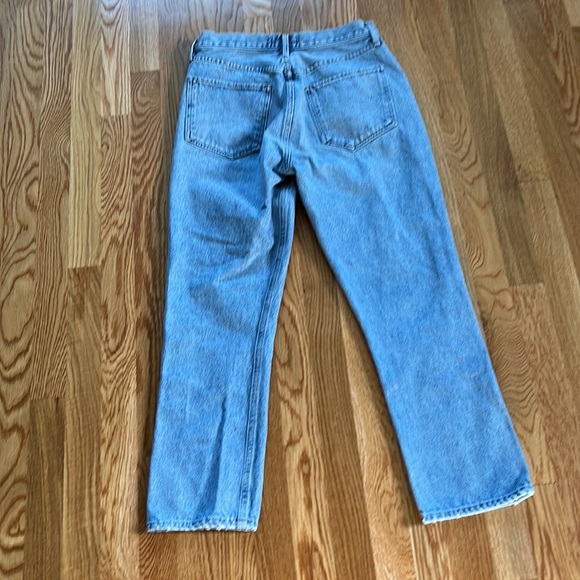 NWOT Agolde Riley High Rise Straight Crop Jeans Size 28 - Picture 16 of 16